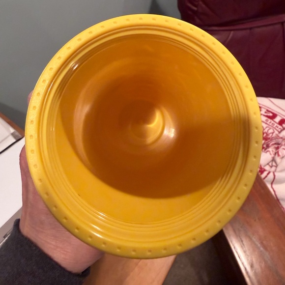 Starbucks Vibrant Yellow Tumbler with Green Top 24oz - Picture 5 of 6